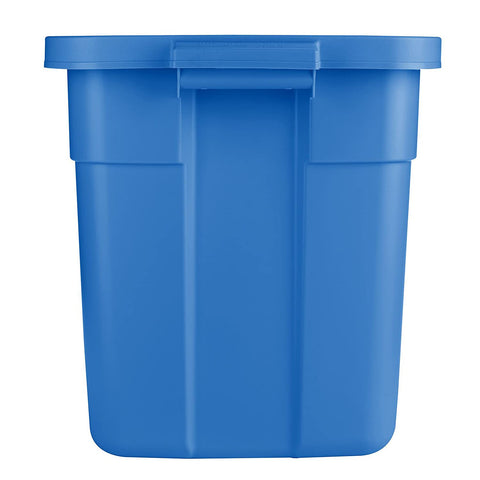 Rubbermaid Roughneck packed with seasonal decor for organized storage