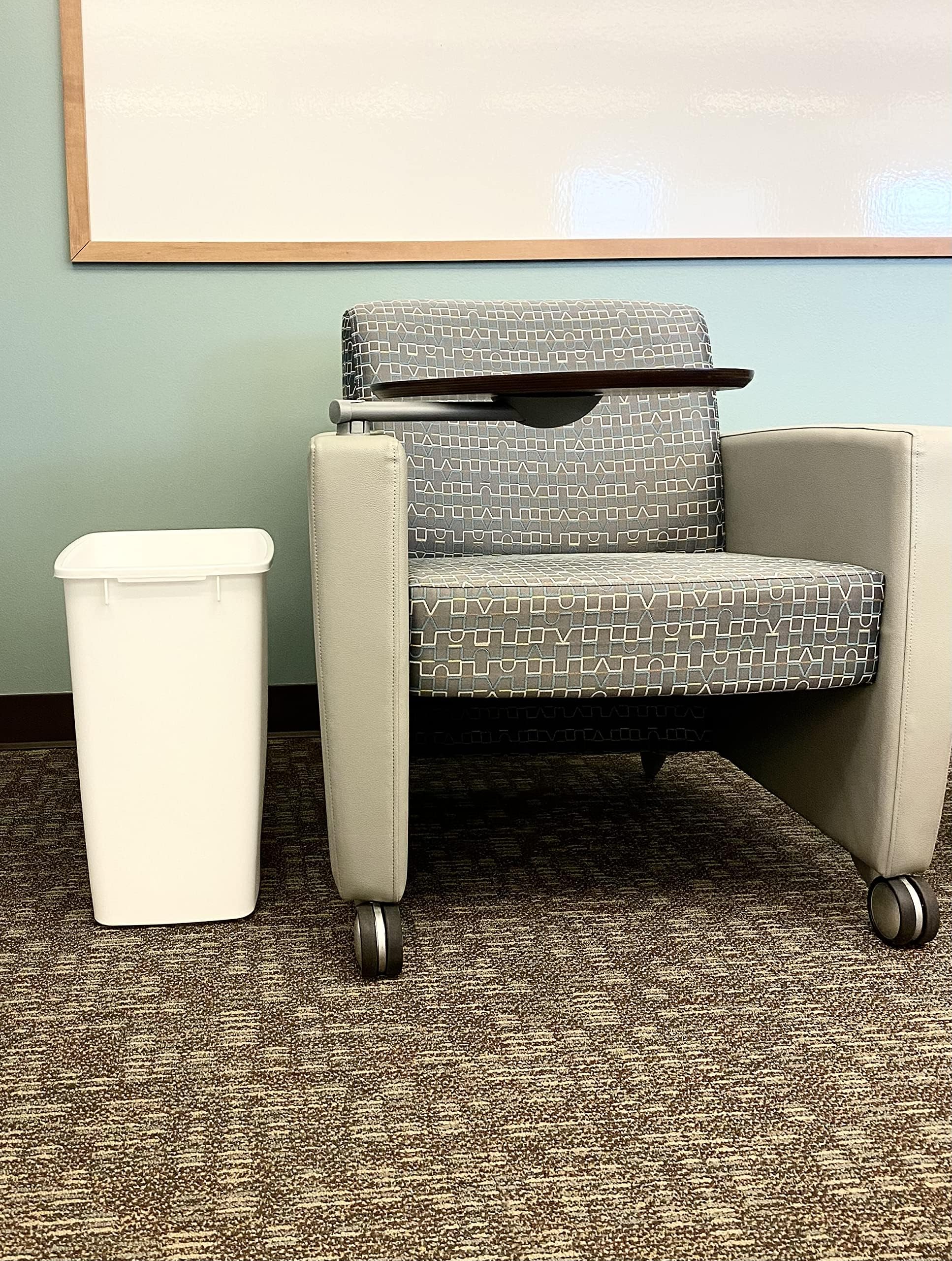 Rubbermaid placed under sink showing slim fit and convenient storage