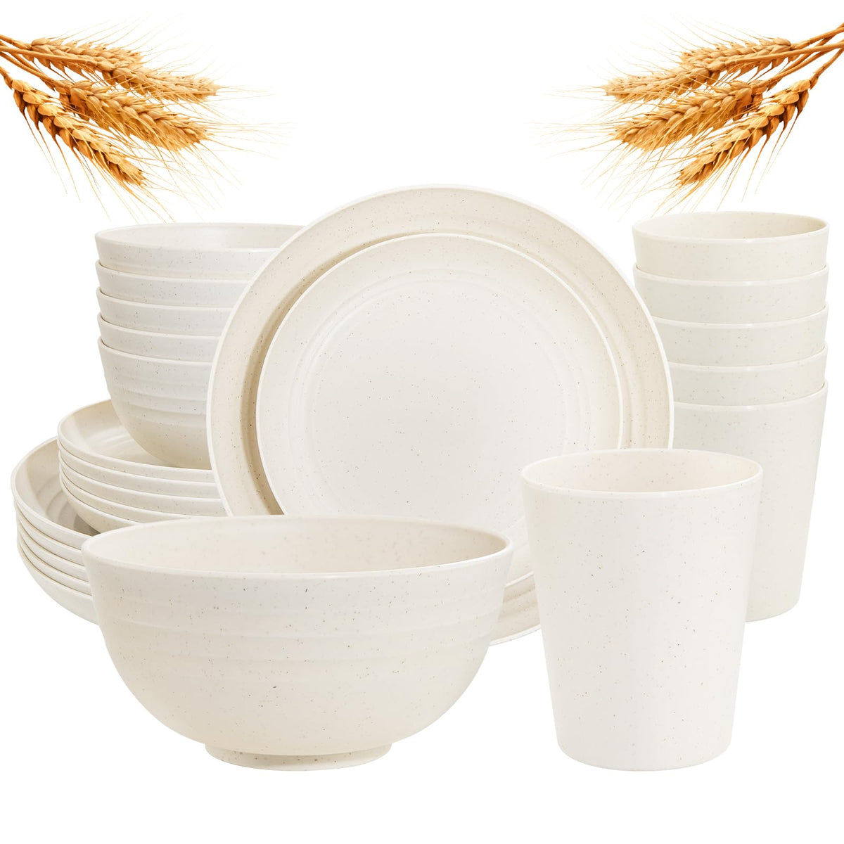 Rubtlamp beige set front view showing full 24-piece kit and compact storage benefit
