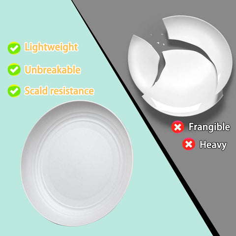 Rubtlamp stacked salad plates demonstrating space-saving storage and neat stacking