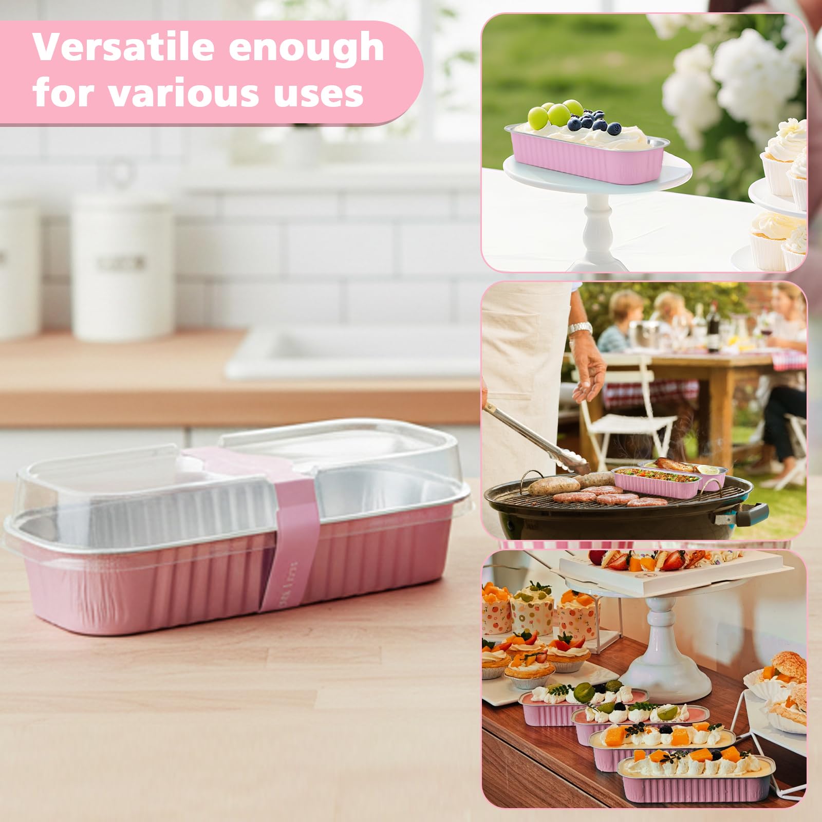 Ruckae mini loaf pan with included spoon highlighting ready-to-serve convenience benefit
