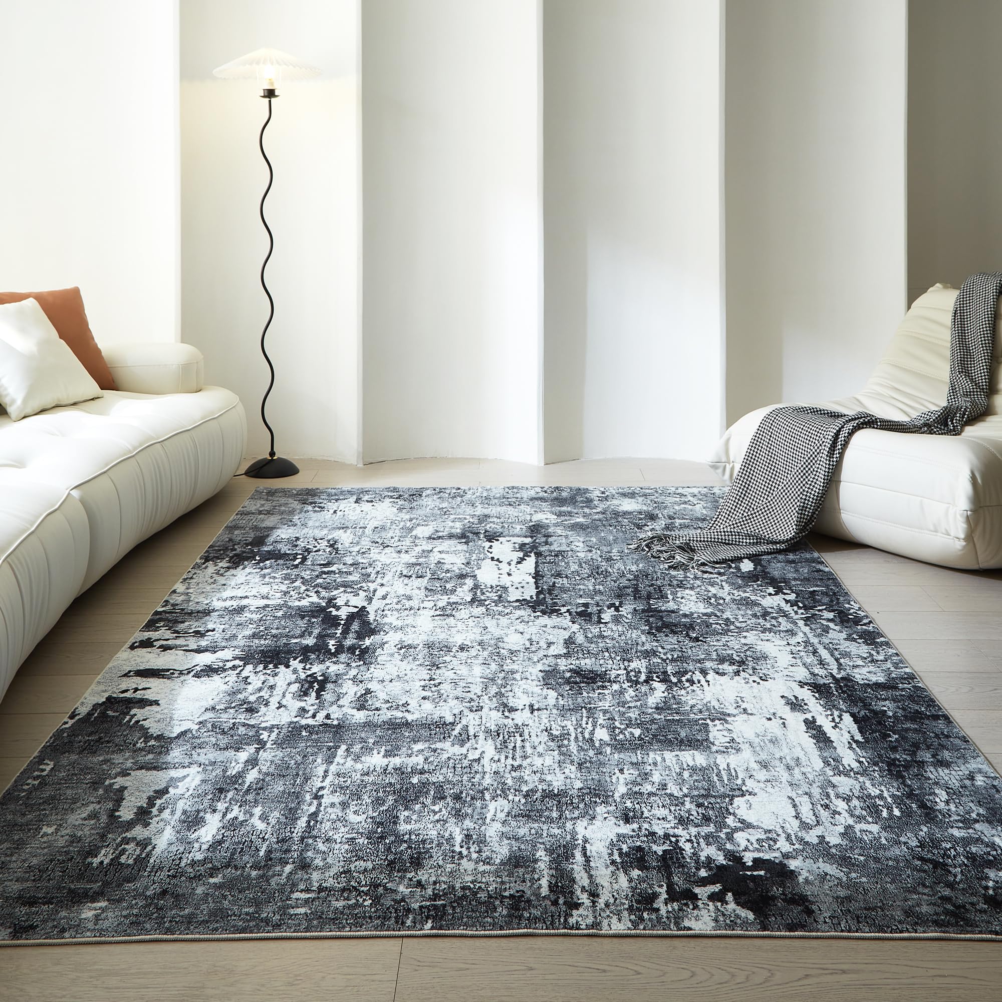 Rugcomf close-up of faux wool texture highlighting soft feel and comfort