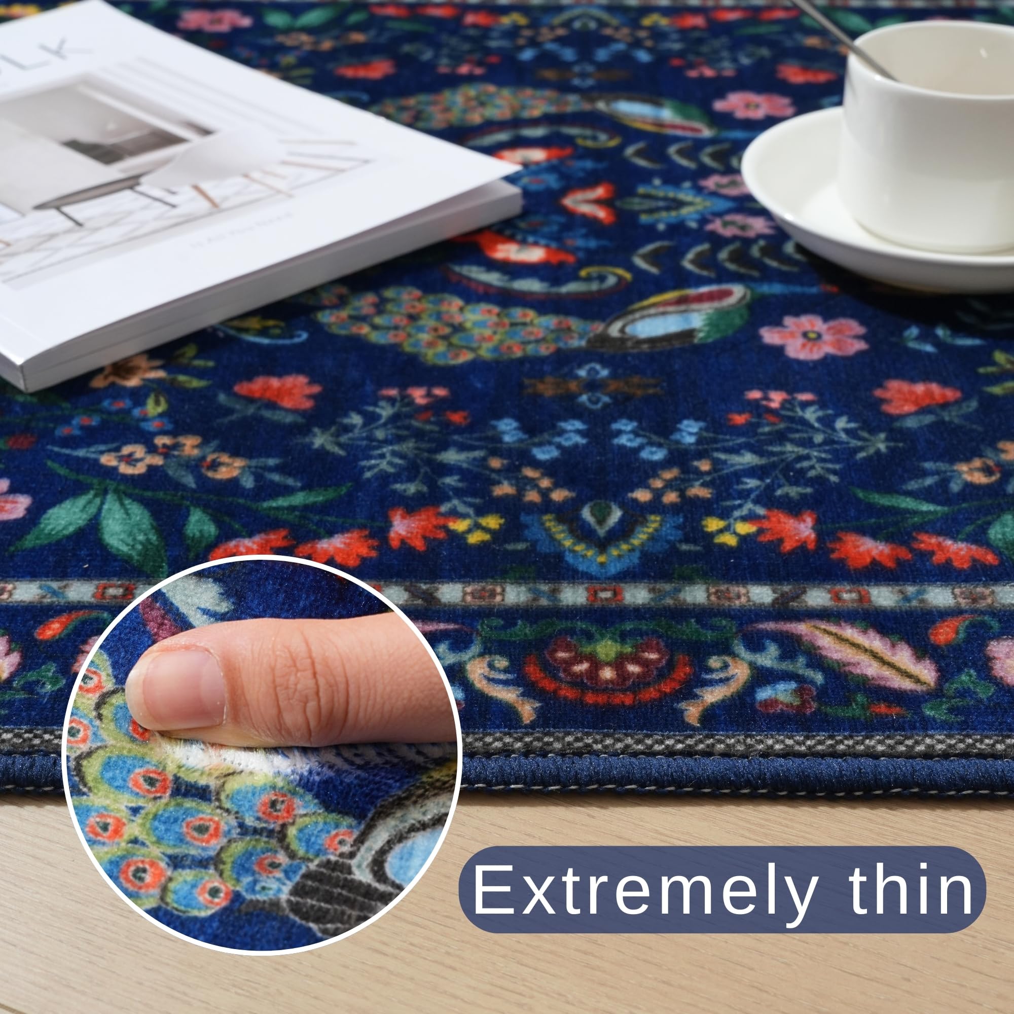 Rugcomf close-up velvet texture revealing soft pile and comfort underfoot benefit