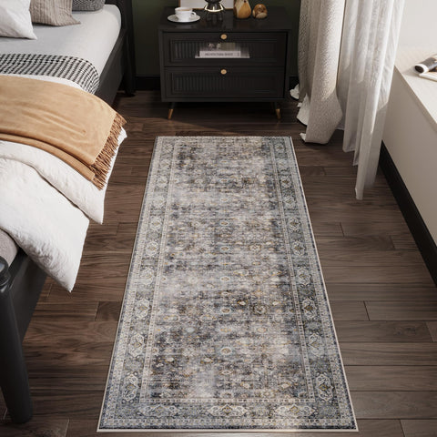 Rugcomf runner in entryway lifestyle shot creating welcoming decor appeal