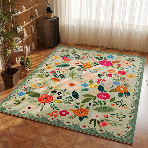 Rugcomf in playroom demonstrating kid-friendly wipeable surface and durability