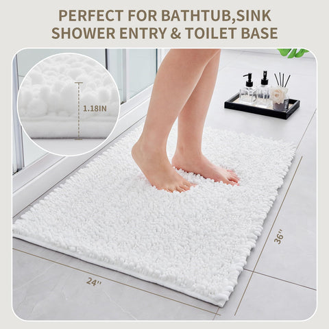 Ruggnovea close-up chenille texture highlighting soft absorbent fibers