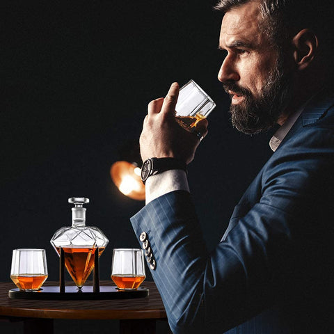 RUGLUSH lifestyle bar display demonstrating curated decor and hosting appeal