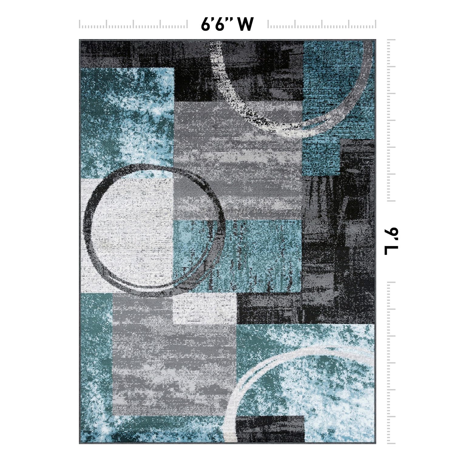 Rugshop close-up of low 0.39-inch pile highlighting soft texture and durability