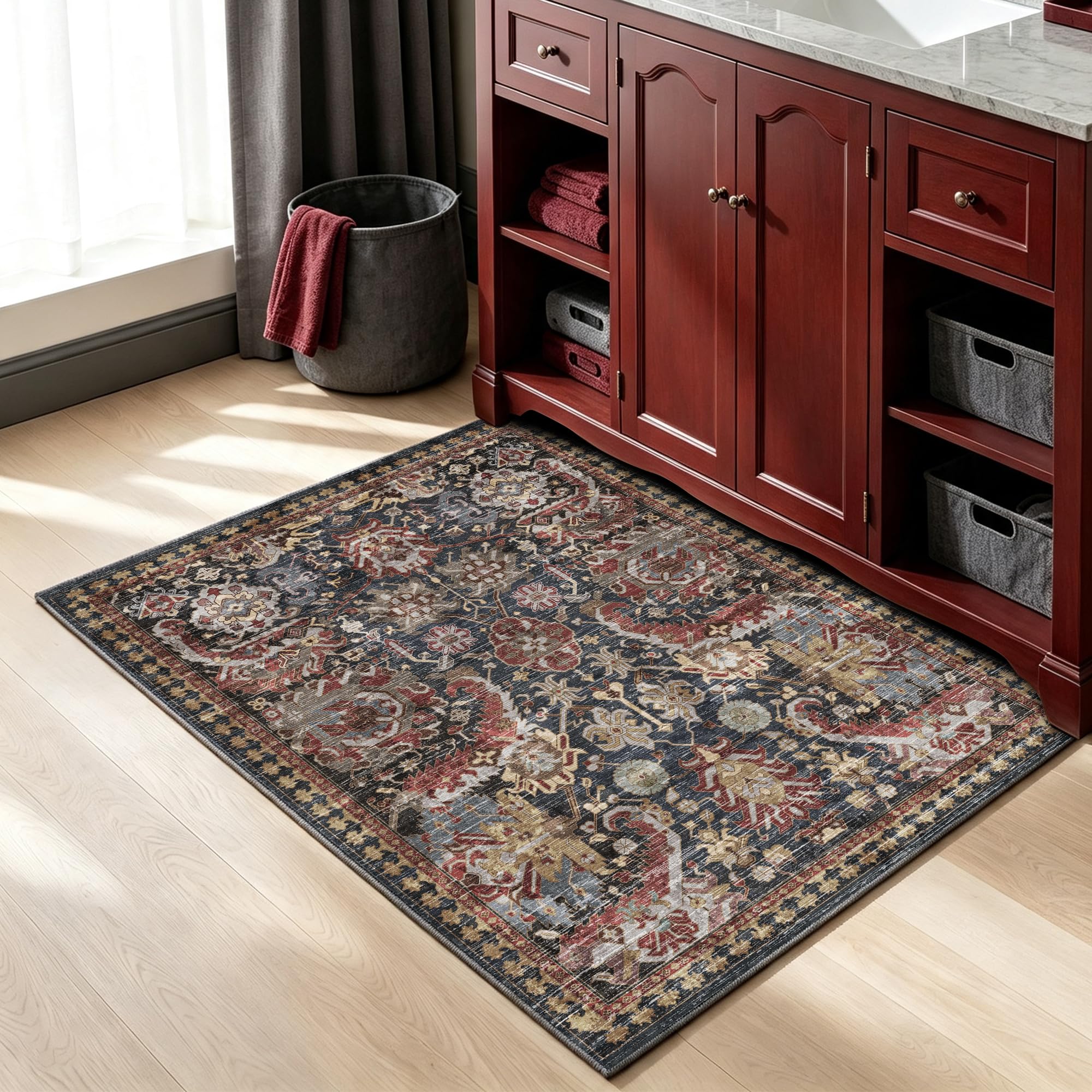 RUGSURE close-up of velvety low pile texture highlighting soft, comfortable feel