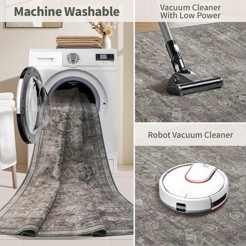 Rugxara rolled and folded for machine wash readiness and easy care benefit