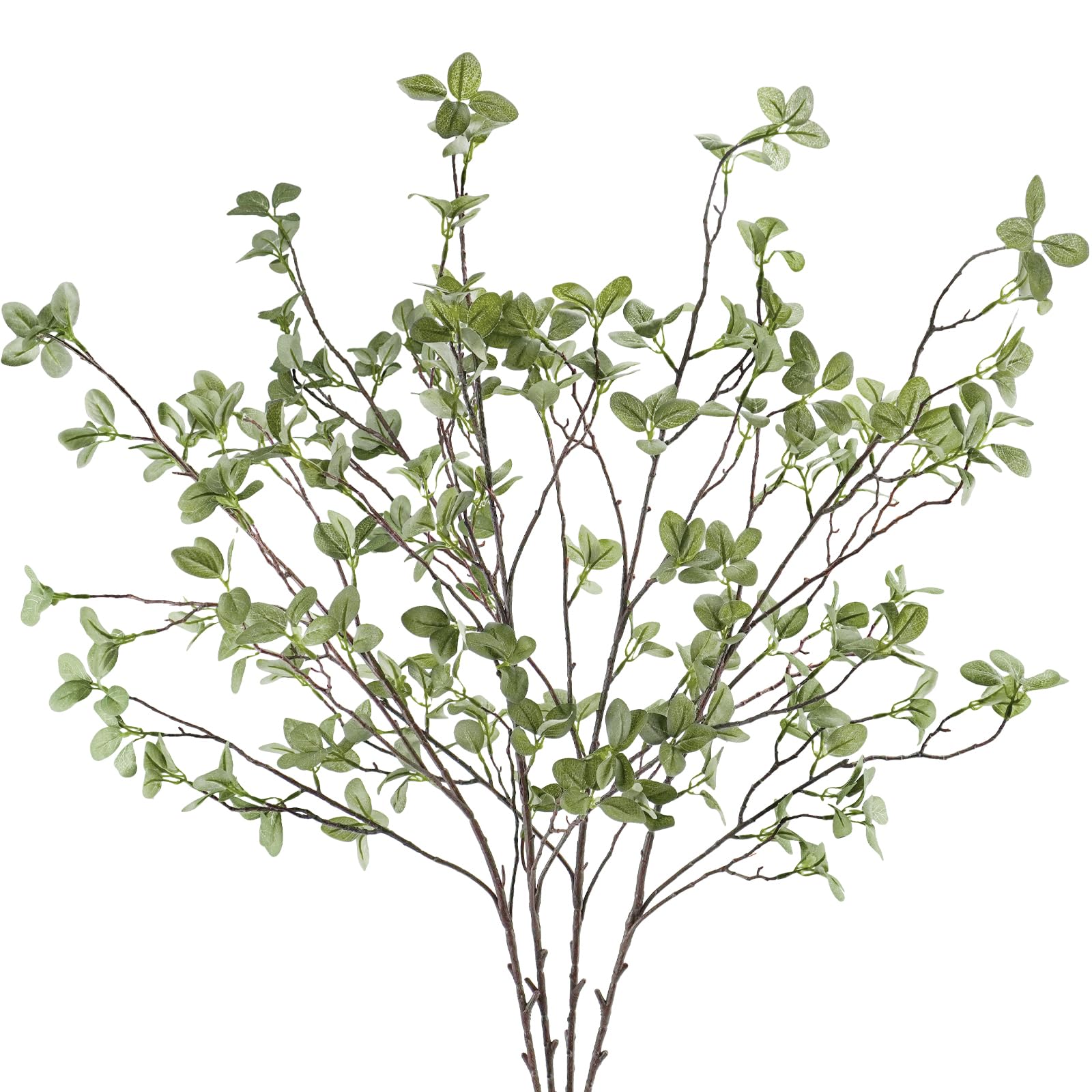 Ruidazon front view of four 41-inch eucalyptus stems showing tall greenery benefit