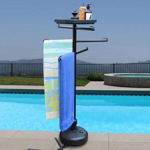 Rukala front view showing six arms and modern outdoor style for organized drying
