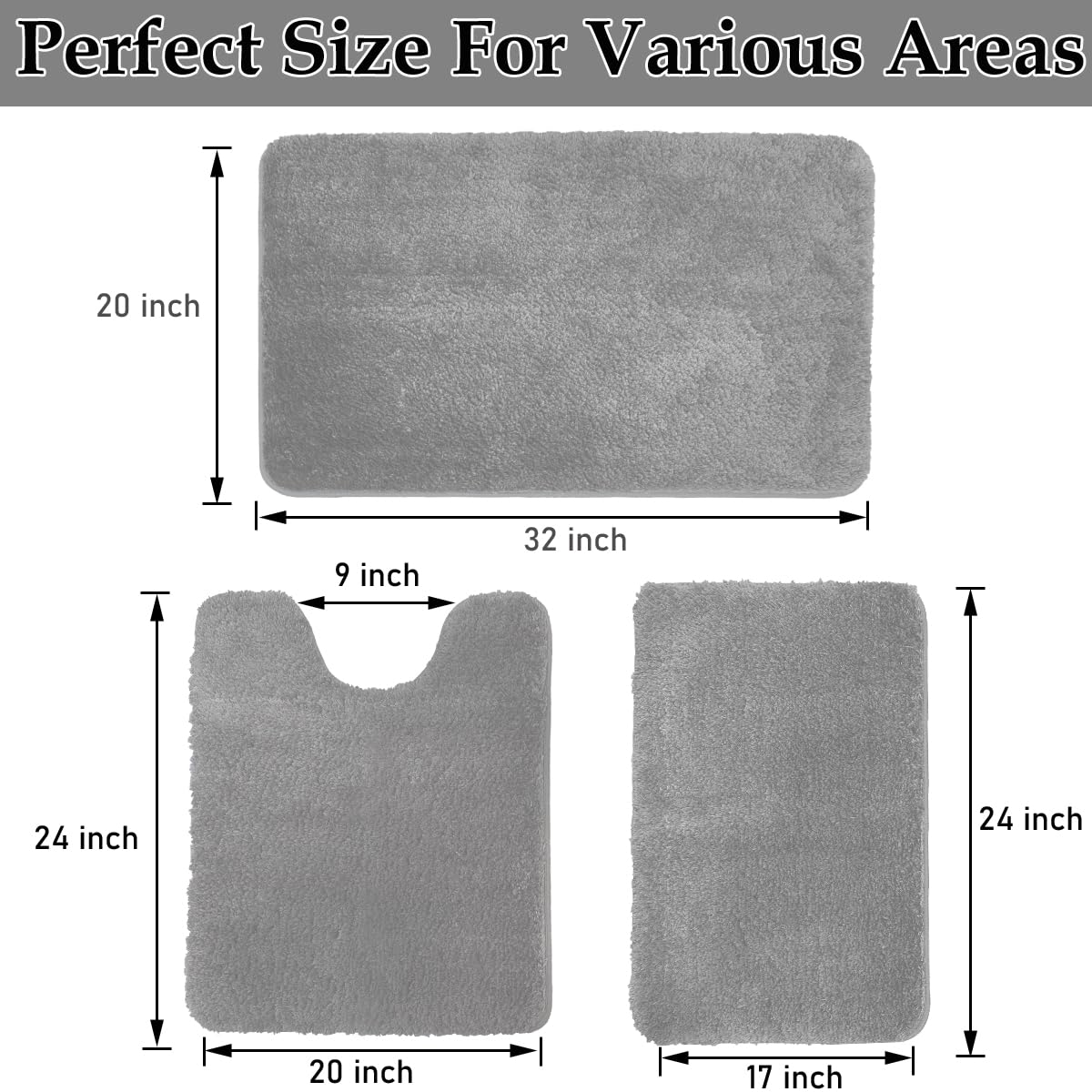 RUN HELIX medium mat in front of vanity providing cushioned comfort