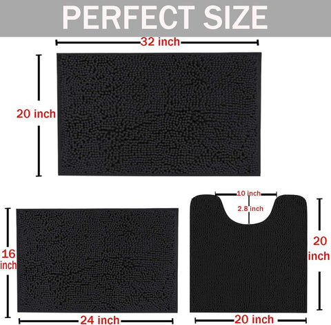 RUN HELIX three rugs laid side-by-side for size comparison and placement planning