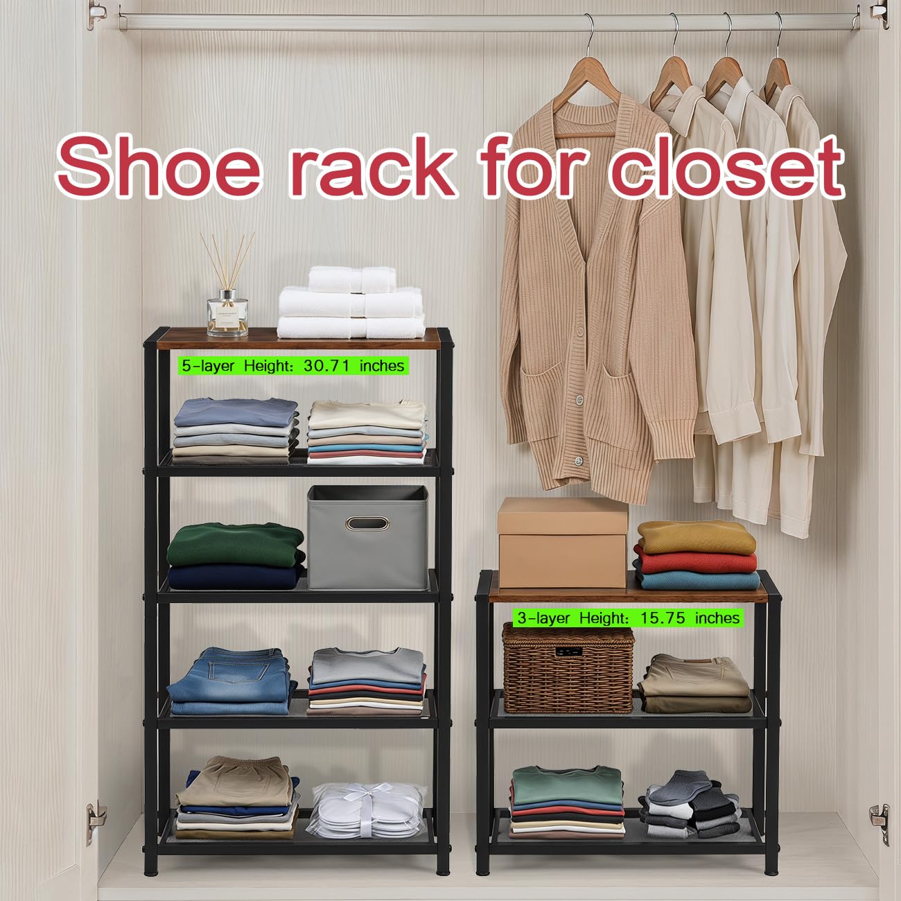 RUNJIMY next to chair showing scale and space-saving benefit in small rooms