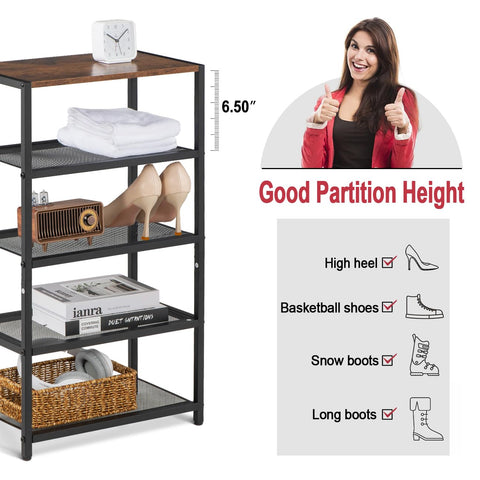 RUNJIMY side profile displaying slim footprint for narrow spaces and efficient use