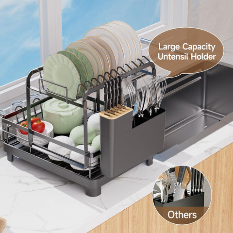 Runnatal drainboard and adjustable water outlet directing runoff