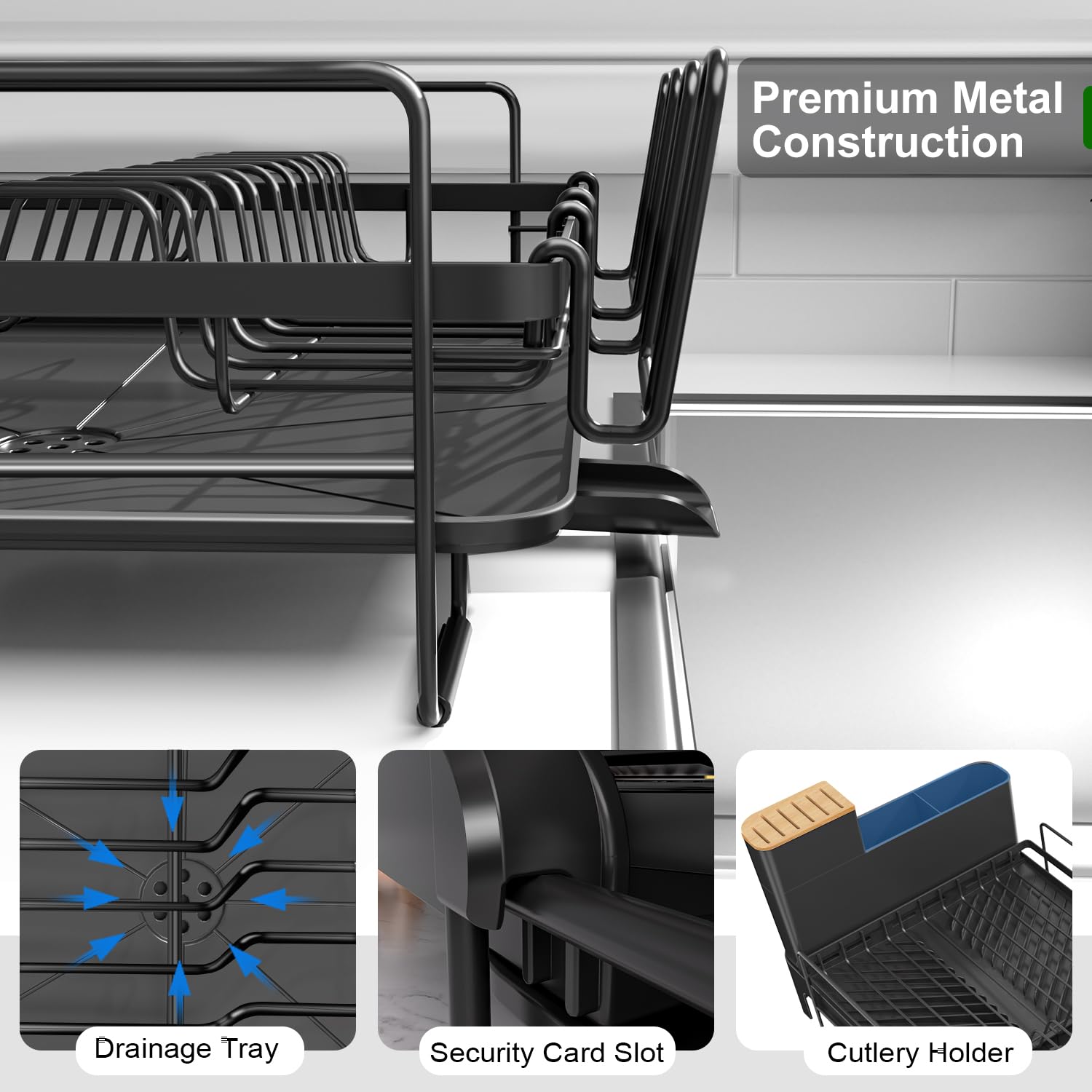 Runnatal rubber feet and steel frame close-up, prevents slipping and scratches