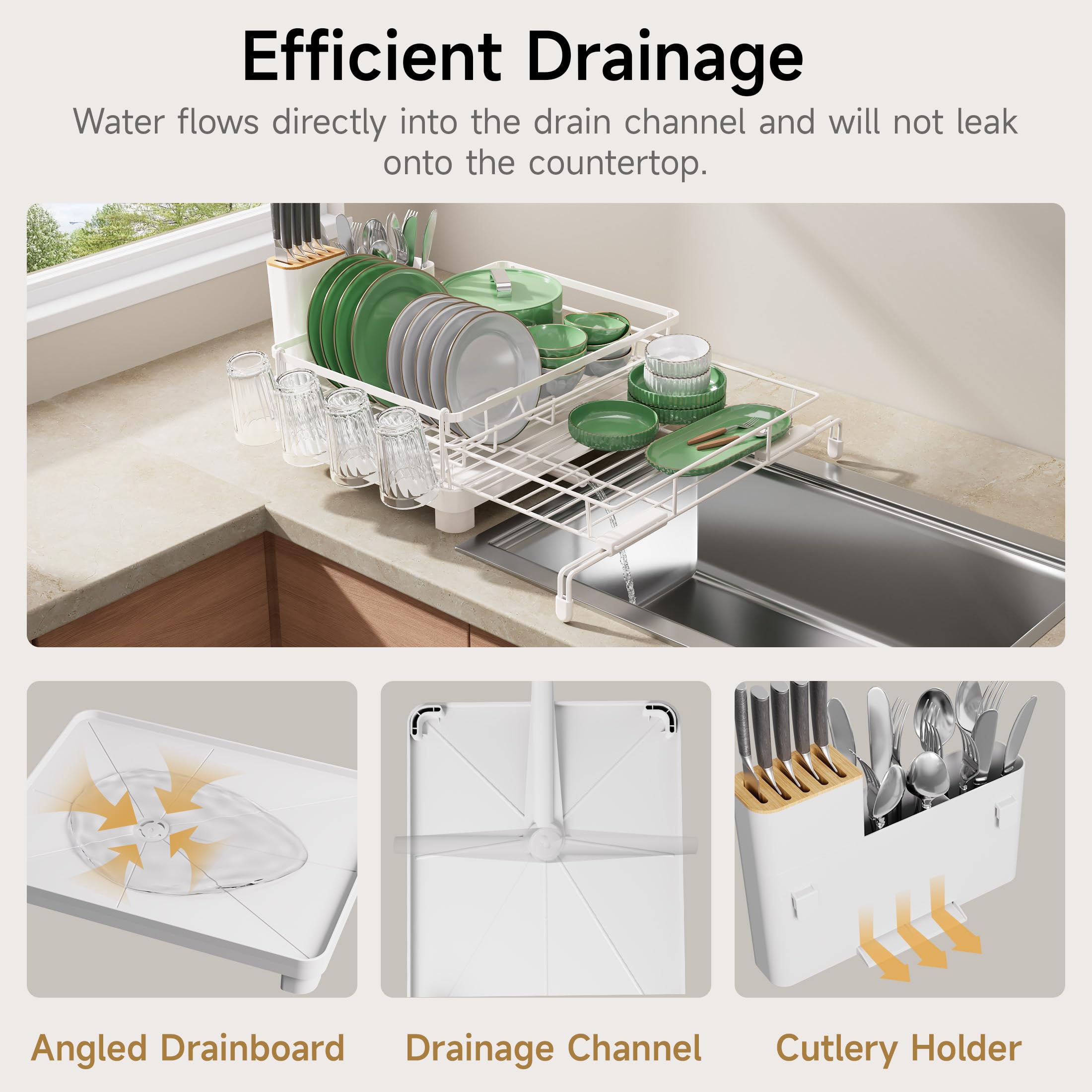 Runnatal rubber-coated feet protecting countertop and ensuring stable fit