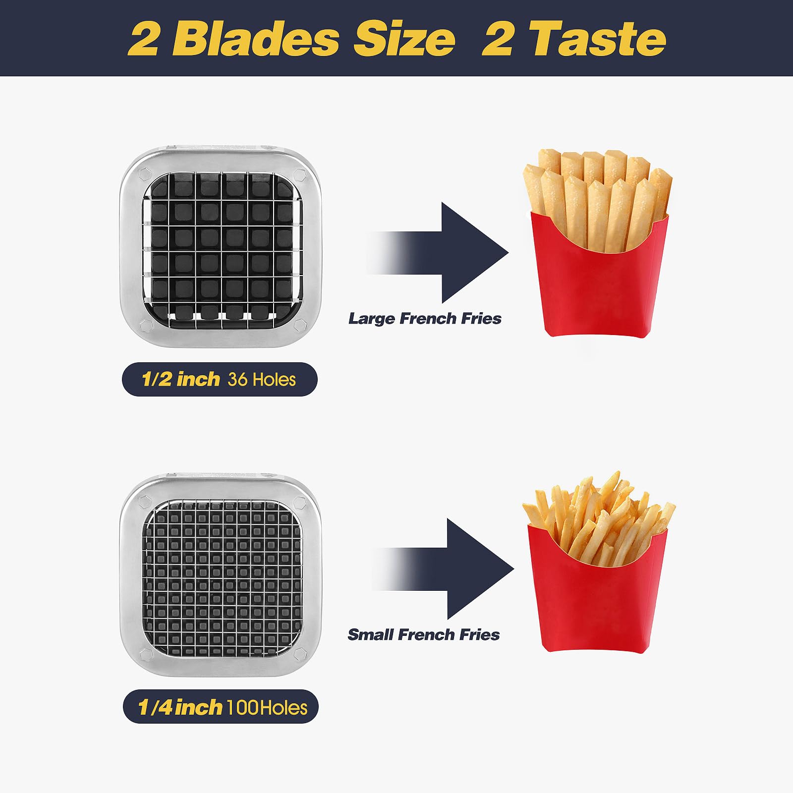 Ruooson large cutting chamber fitting whole potato for speed