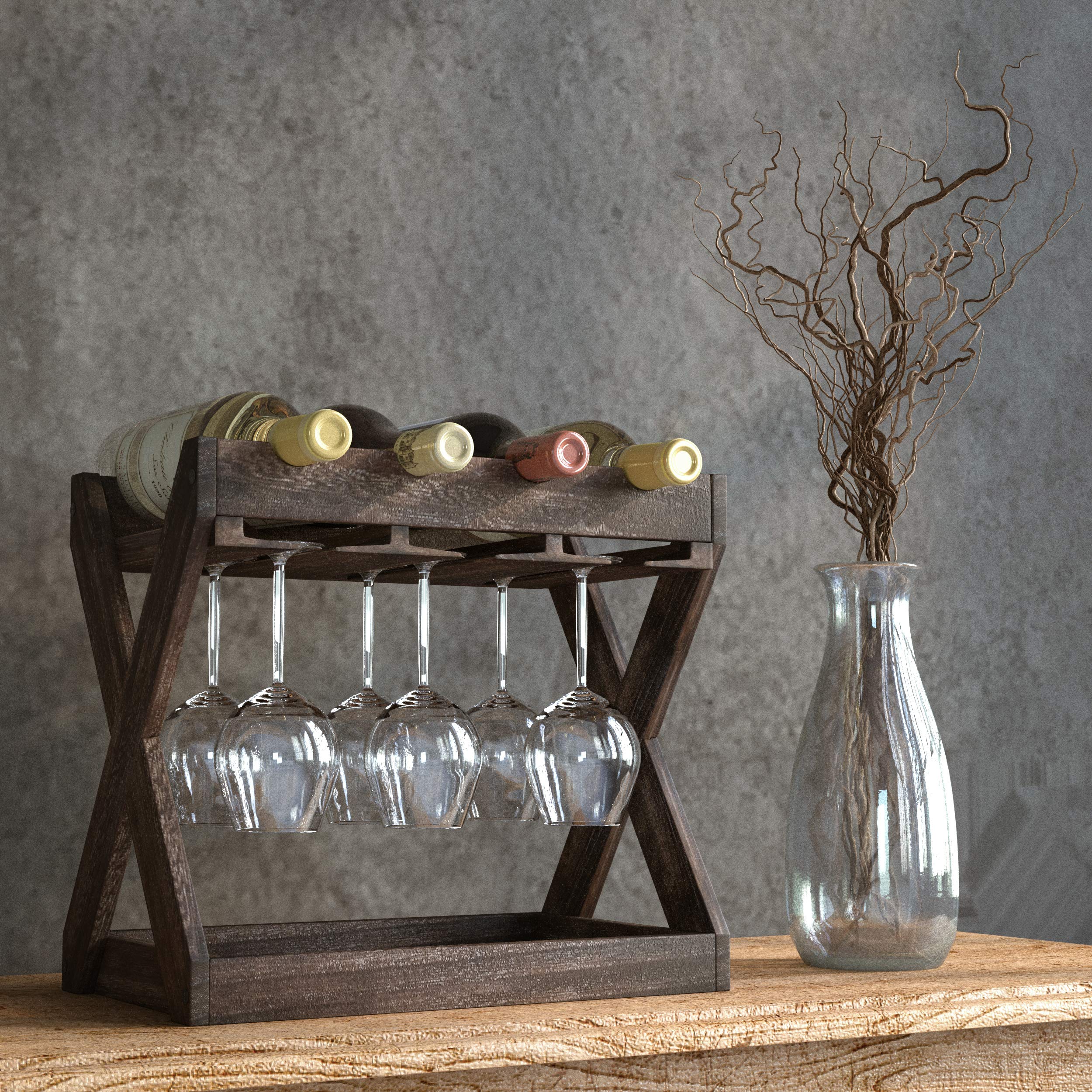 Rustic State wood grain close-up highlighting paulownia texture and durable finish