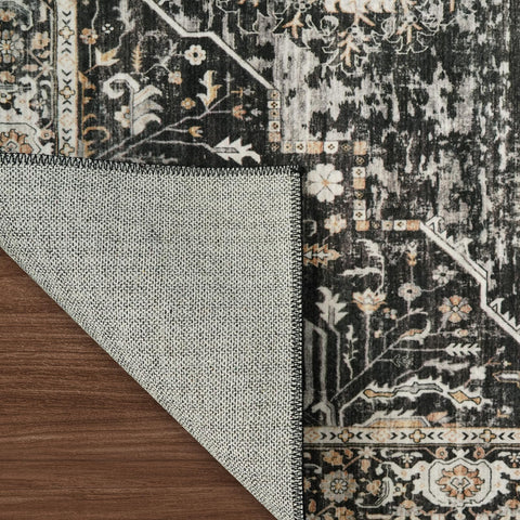 RUUGME rug placed in kitchen entryway offering easy-clean convenience