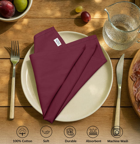 RUVANTI folded stack of napkins showing thickness and ready-to-use set