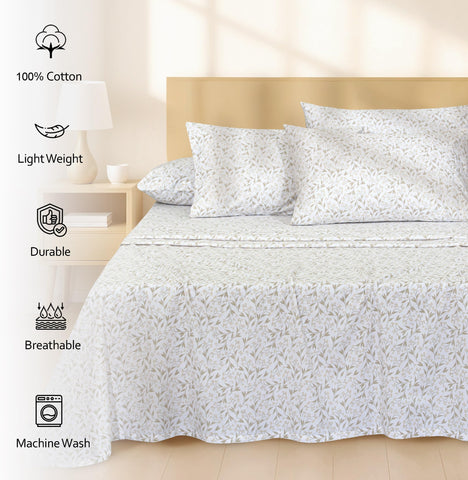 RUVANTI close-up of percale weave texture highlighting breathable airflow
