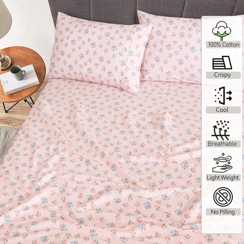 RUVANTI close-up of percale weave texture highlighting breathable cotton and cool feel