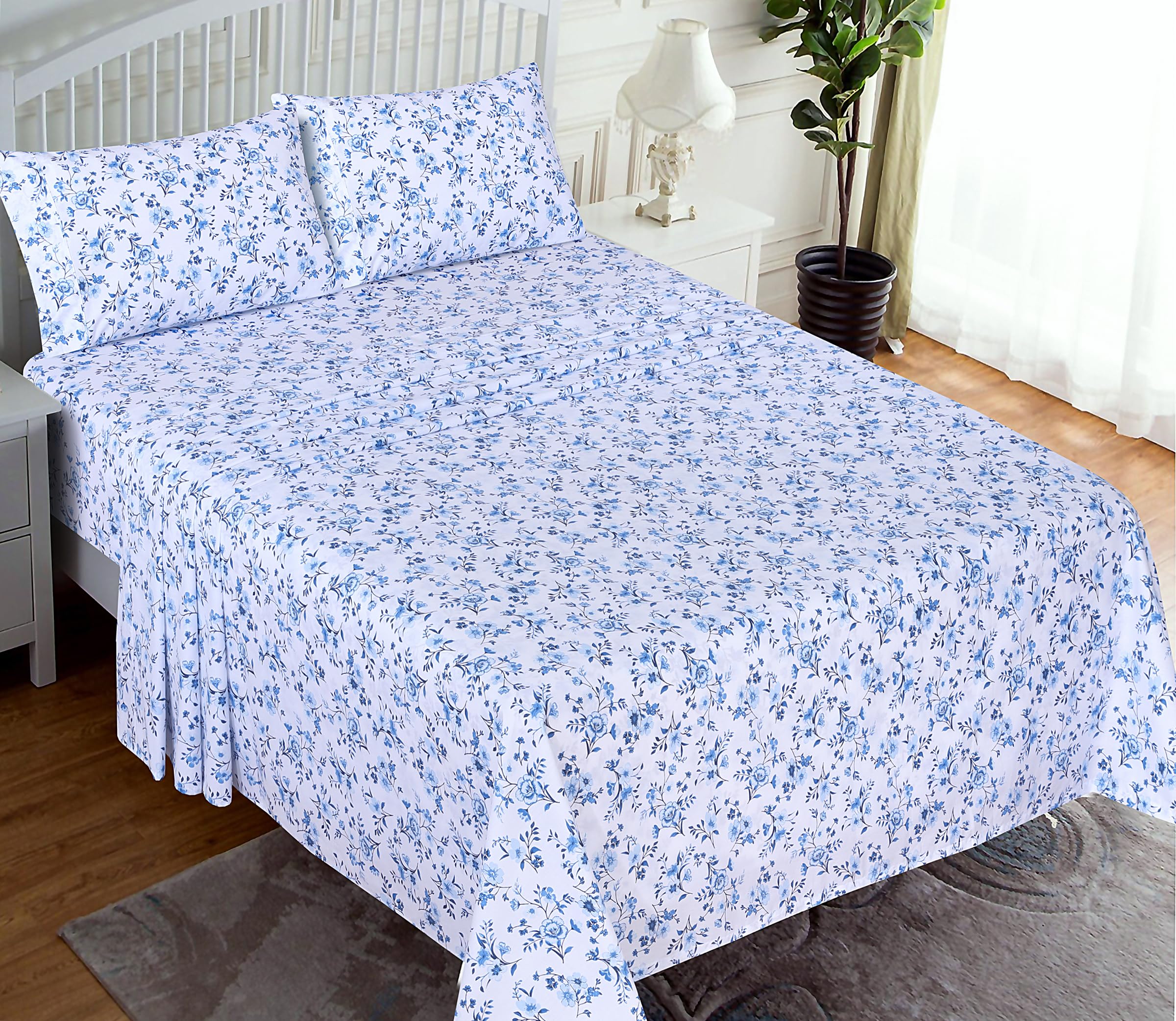 RUVANTI fitted sheet deep pocket detail highlighting secure fit for mattresses up to 16 inches