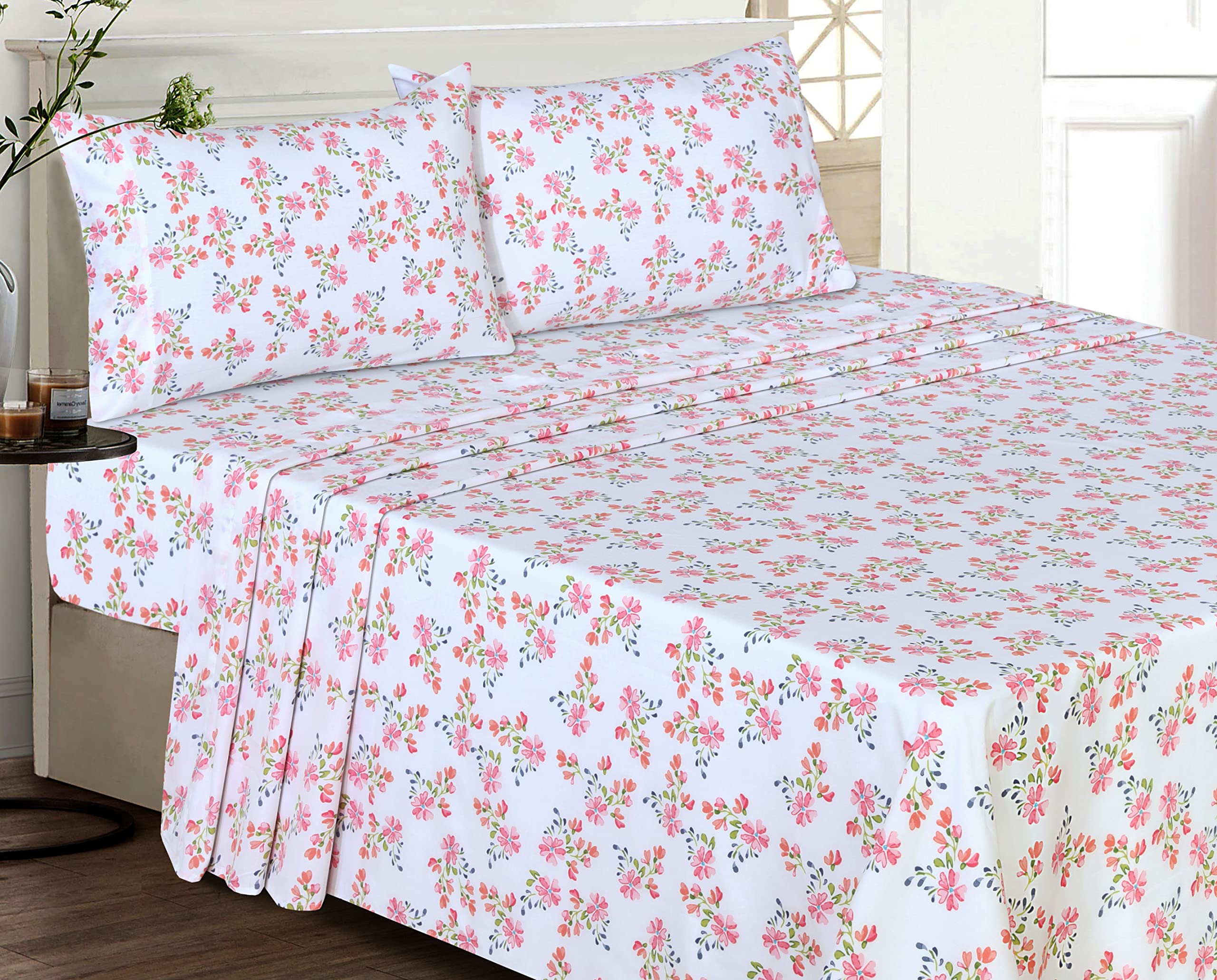 RUVANTI fitted sheet deep pocket detail demonstrating secure mattress fit