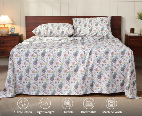 RUVANTI fitted sheet pocket detail showing 16-inch deep pocket and secure fit benefits