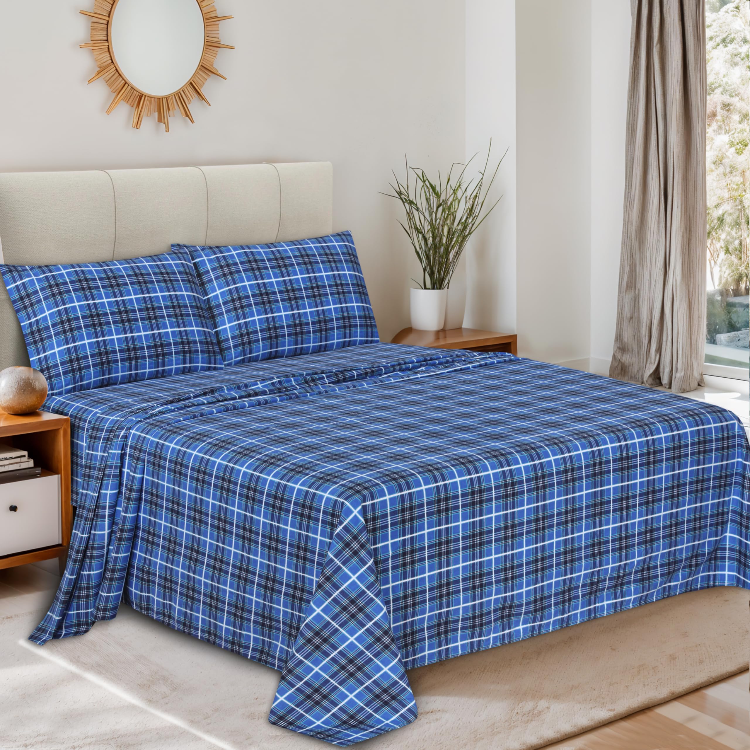 RUVANTI double-brushed flannel close-up highlighting plush softness and warmth