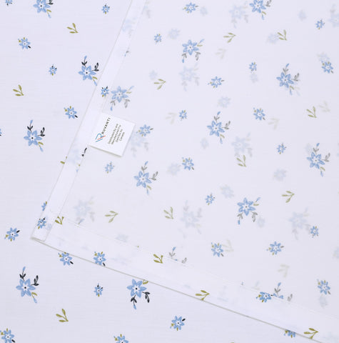 RUVANTI flat sheet spread to show full coverage and crisp drape