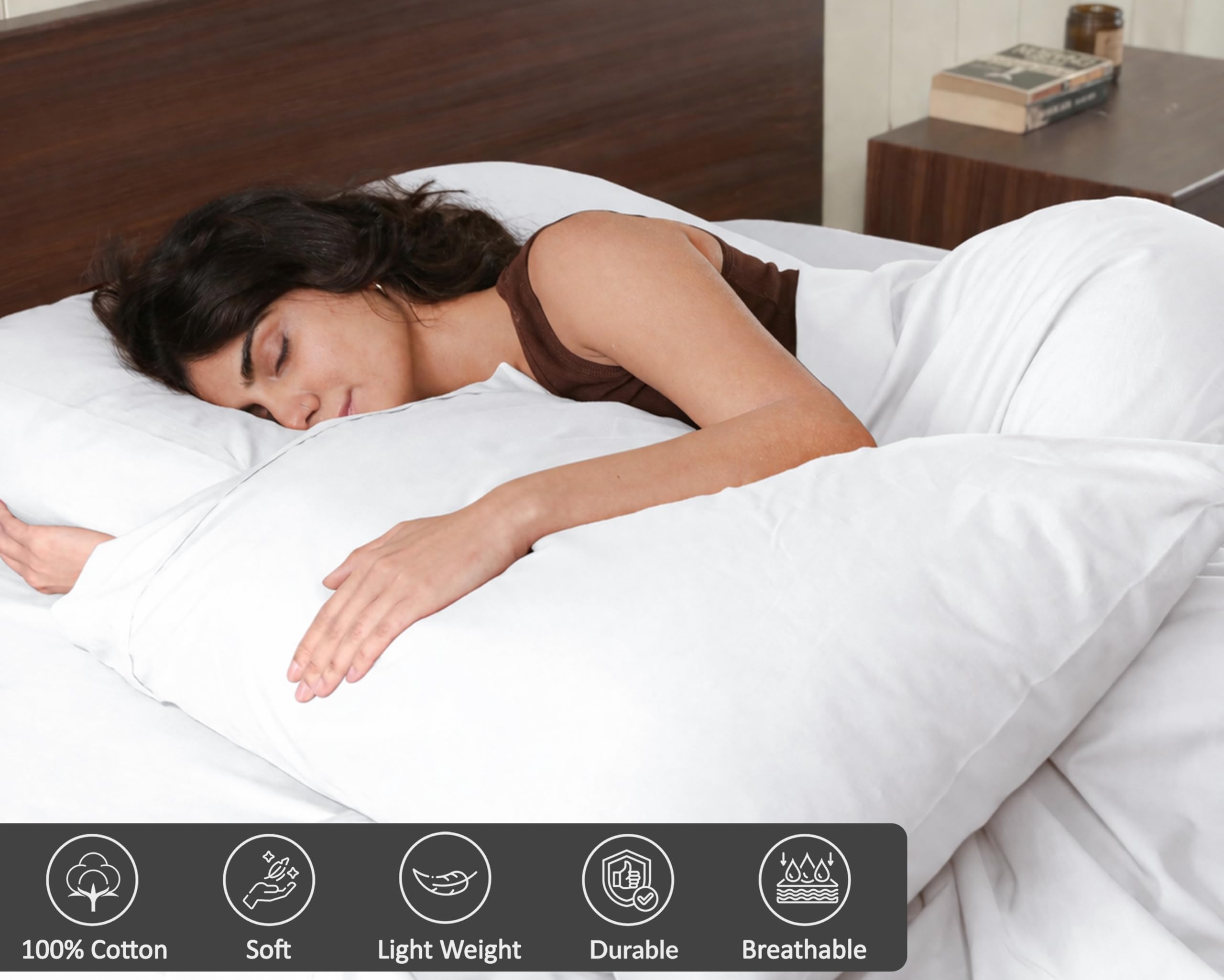 RUVANTI flat sheet laid flat showing generous dimensions for full mattress coverage