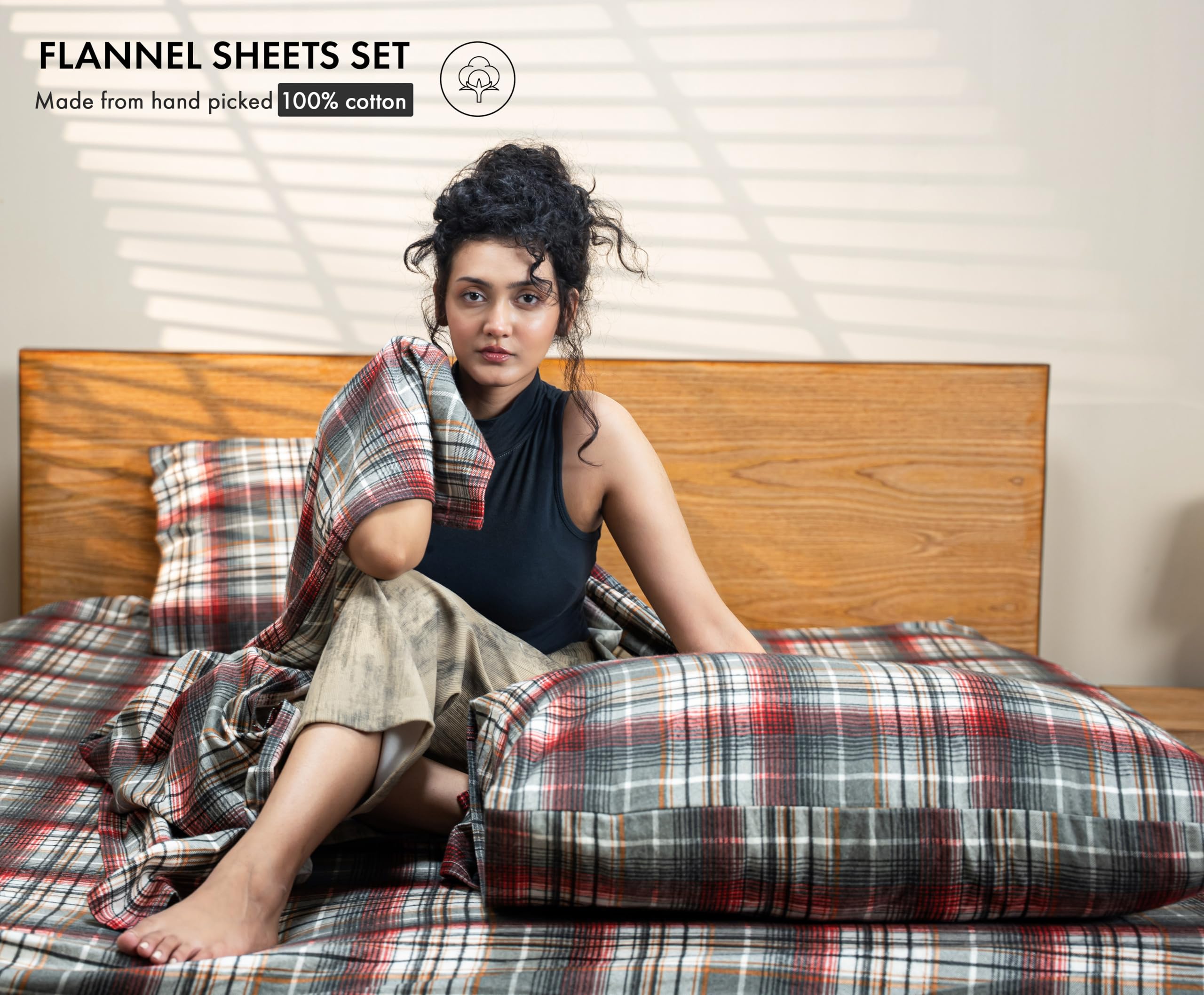RUVANTI fitted sheet corner detail highlighting secure elastic fit