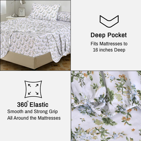 RUVANTI sheets styled in a modern bedroom for cool, hotel-like comfort