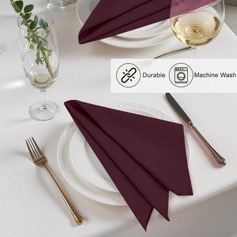 Ruvanti napkins stacked and tied show gift-ready presentation and quality