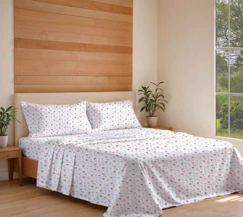 RUVANTI fitted sheet deep pocket with elastic hugging a mattress for secure fit