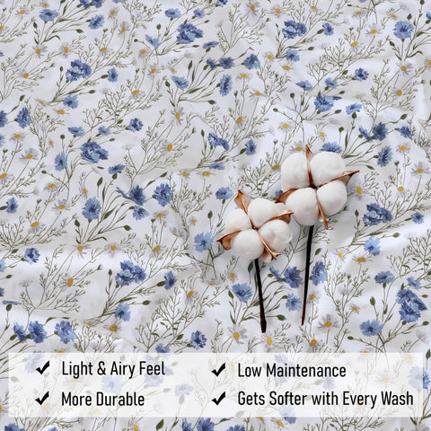 RUVANTI king mattress with sheet demonstrating fit on thick mattress for scale and coverage