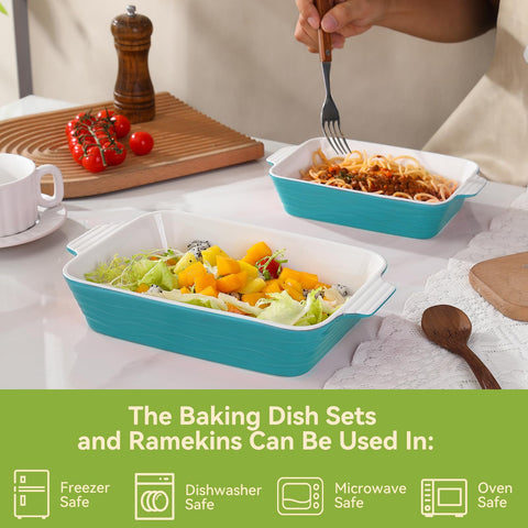 RUYOLIKS baking dish in oven roasting vegetables for even cooking