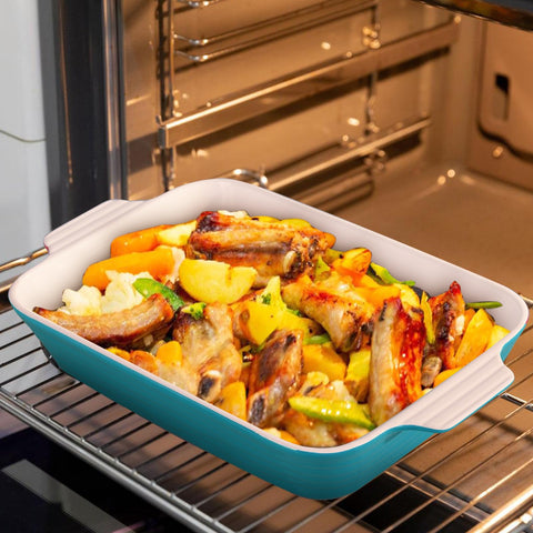 RUYOLIKS pans beside ingredients show scale and versatile portion sizes