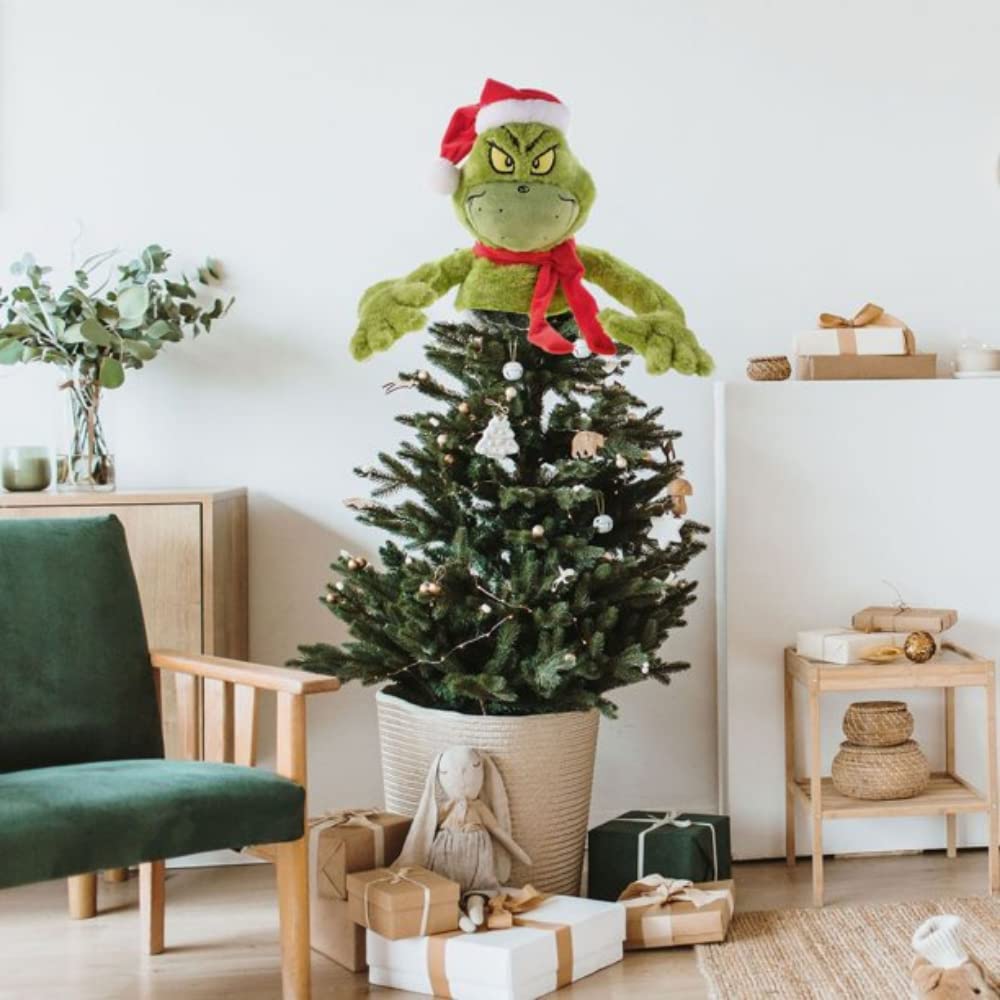 Ruz Grinch next to ruler for scale demonstrating 13 inch height and fitting guidance