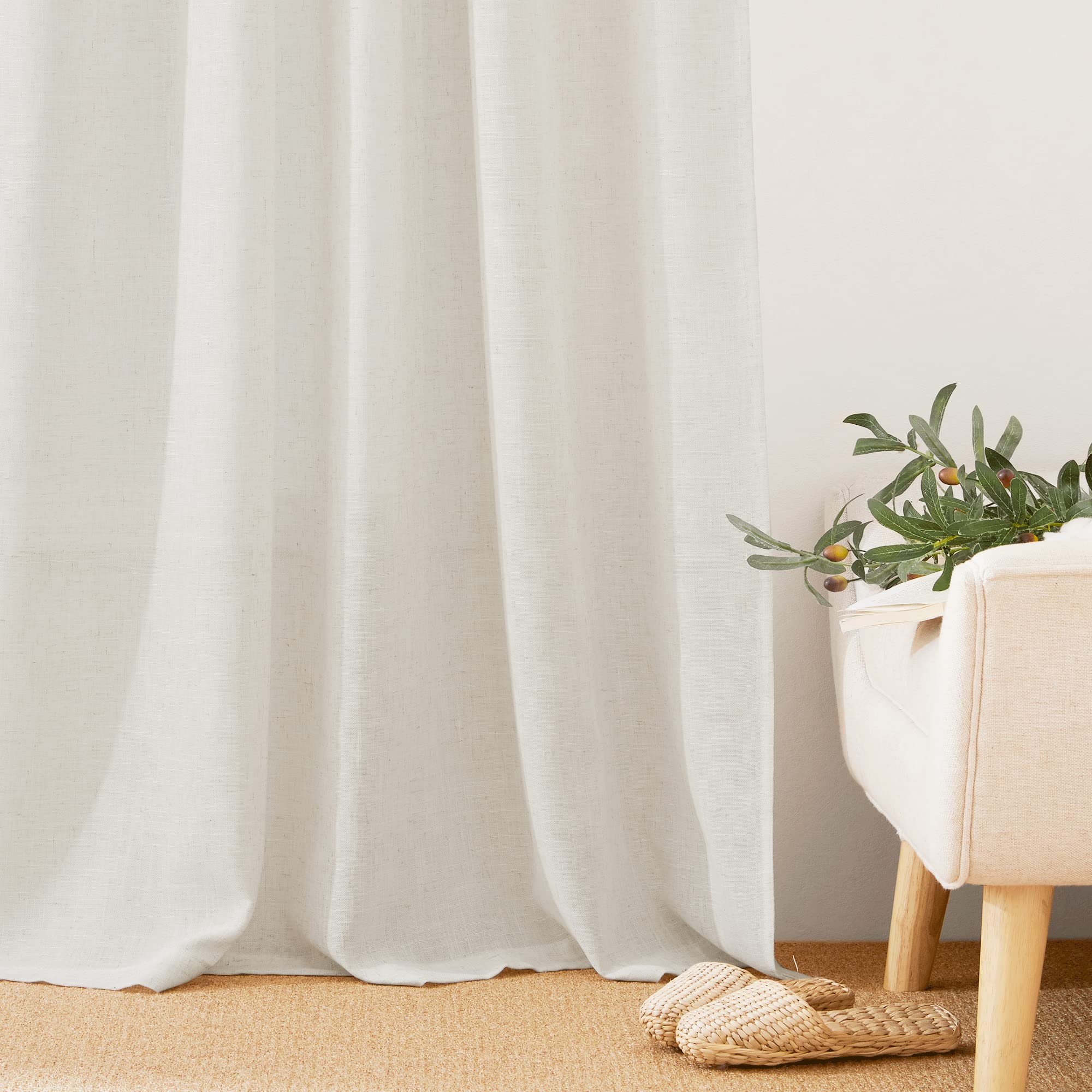 RYB HOME full-length panel hanging in a bright room providing soft filtered light