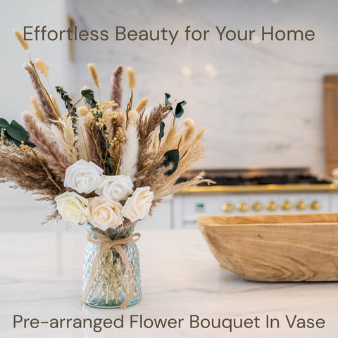 RyddeligHome arrangement in use on dining table demonstrating instant, low-maintenance style