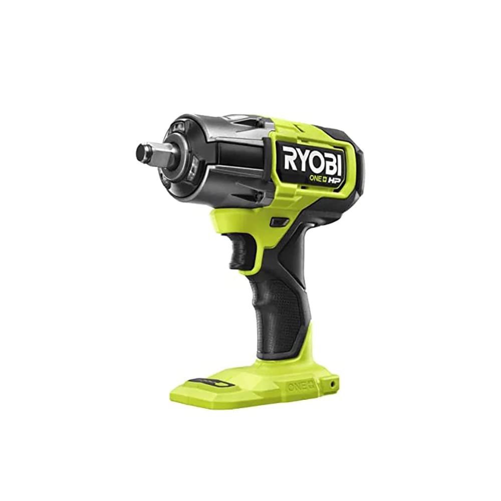 RYOBI impact wrench front view showing compact design and mode selector for versatile use