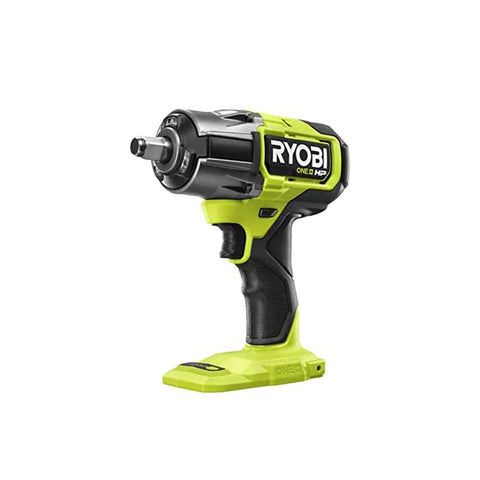 RYOBI impact wrench front view showing compact design and mode selector for versatile use