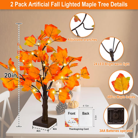 S-Union pair of trees used as a table centerpiece offering instant seasonal charm