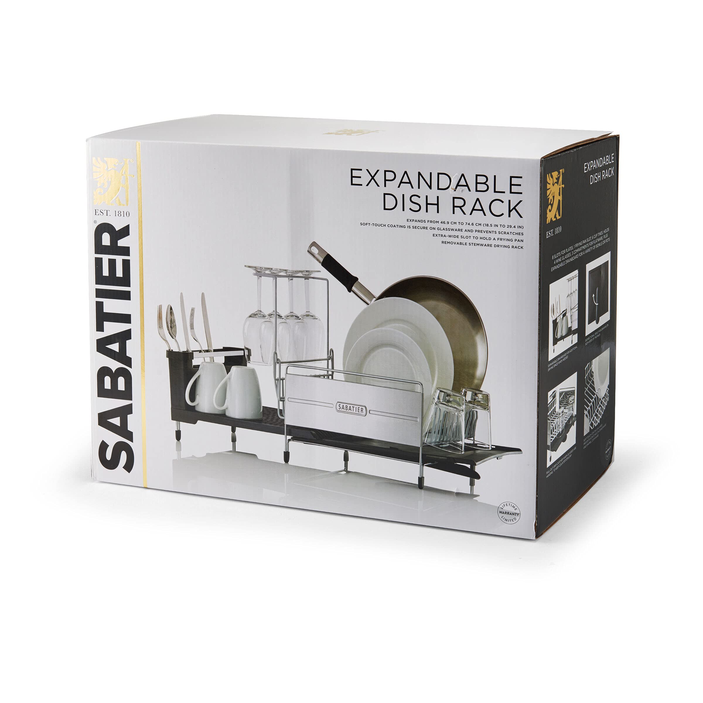 Sabatier in kitchen lifestyle scene reducing countertop clutter with elegant finish