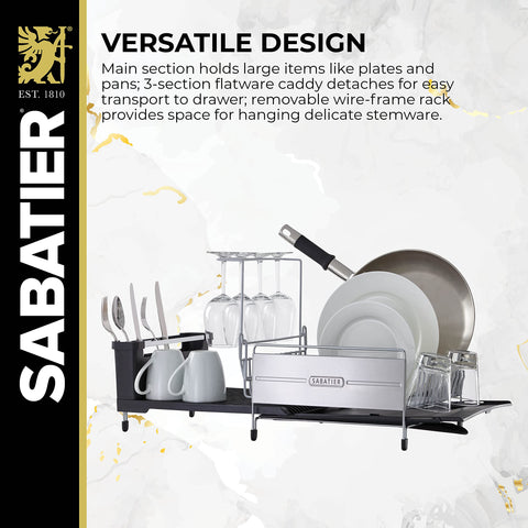 Sabatier stemware holder cradling wine glasses to protect delicate glassware